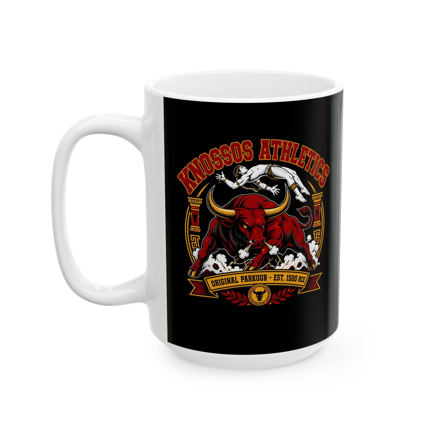 Knossos Athletics Original Parkour Ceramic Mug, (11oz, 15oz)