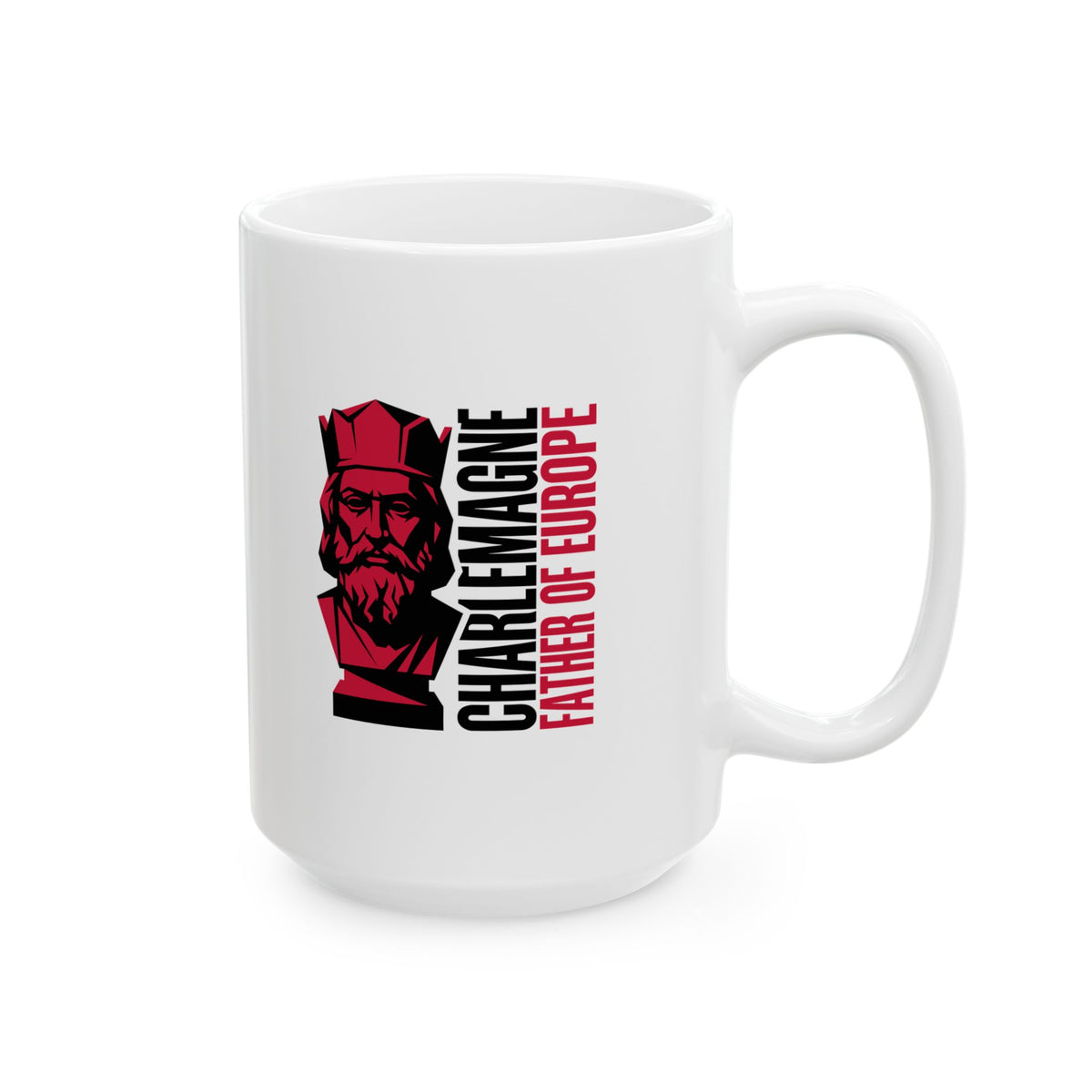 Charlemagne Father of Europe Ceramic Mug, (11oz, 15oz)