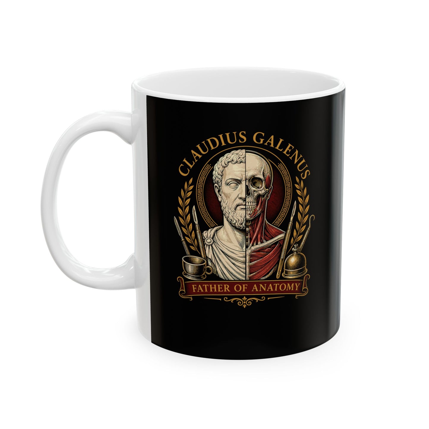 Galen Father of Anatomy Ceramic Mug, (11oz, 15oz)