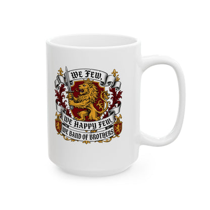 Band Of Brothers Quote Ceramic Mug, (11oz, 15oz)