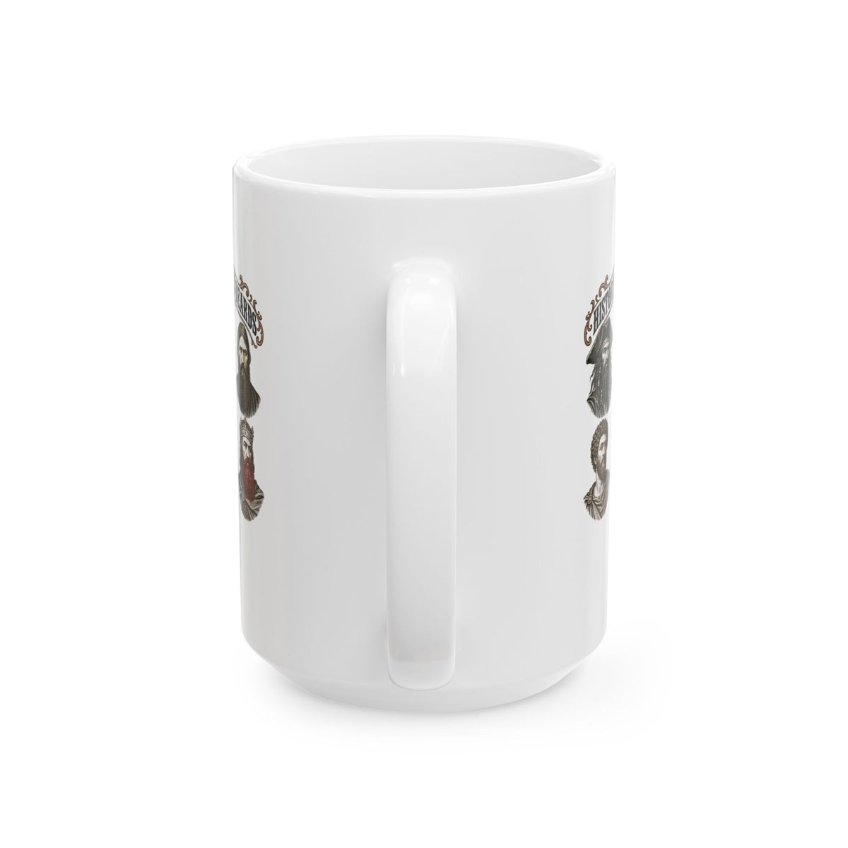 History's Famous Beards Engraving Ceramic Mug, (11oz, 15oz)