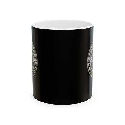 First Ale Then Speak Old English Ceramic Mug, (11oz, 15oz)