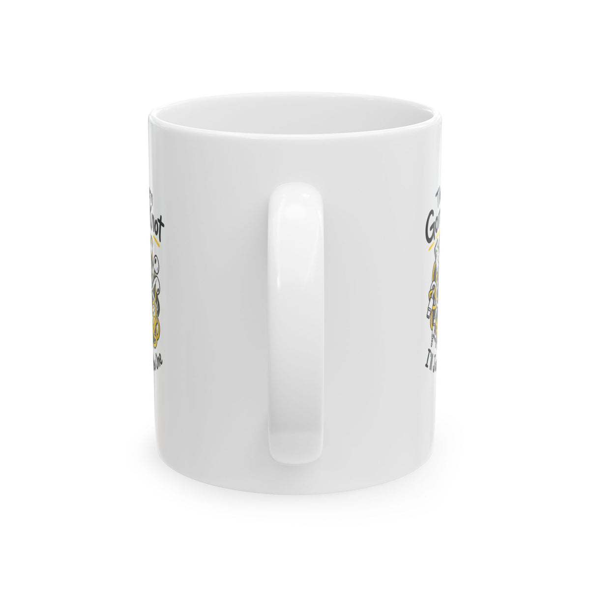 Modern Gordian Knot Ceramic Mug, (11oz, 15oz)
