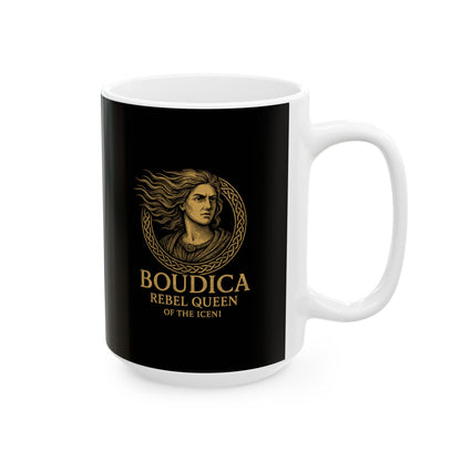 Boudica Rebel Queen of the Iceni Ceramic Mug, (11oz, 15oz)