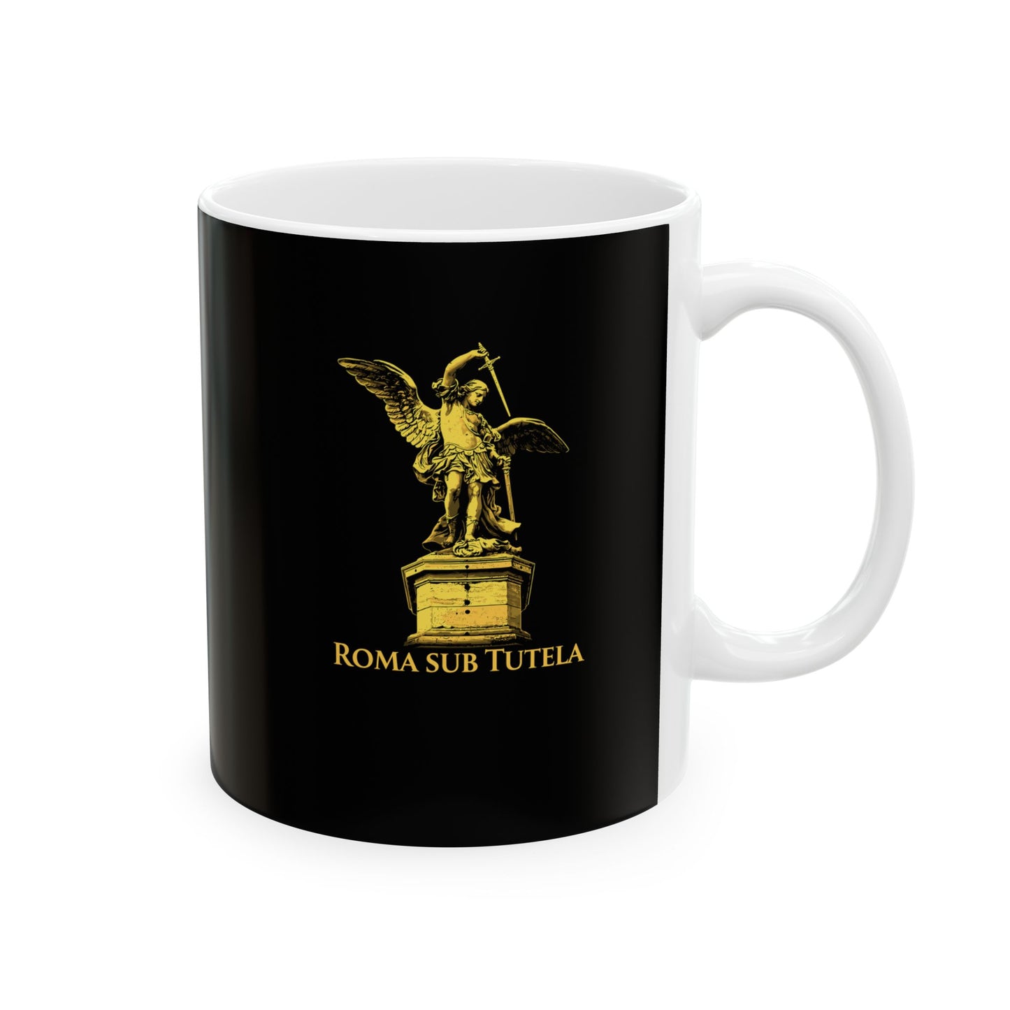 Archangel Michael Roma Sub Tutela Ceramic Mug, (11oz, 15oz)