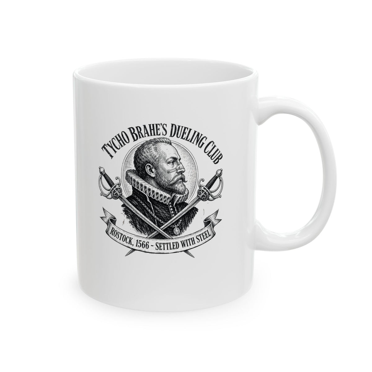 Tycho Brahe's Dueling Club Ceramic Mug, (11oz, 15oz)