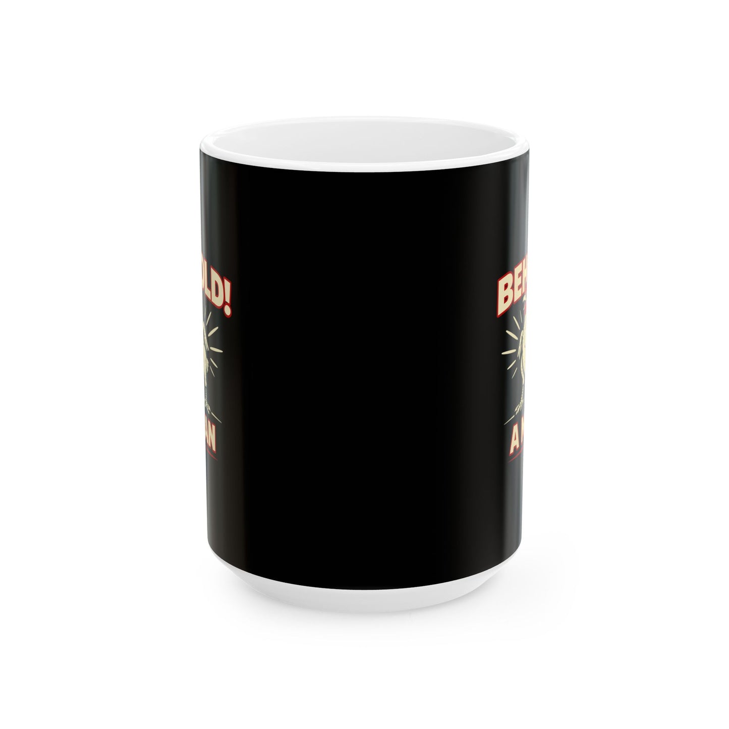 Diogenes of Sinope Behold a Man Quote Ceramic Mug, (11oz, 15oz)