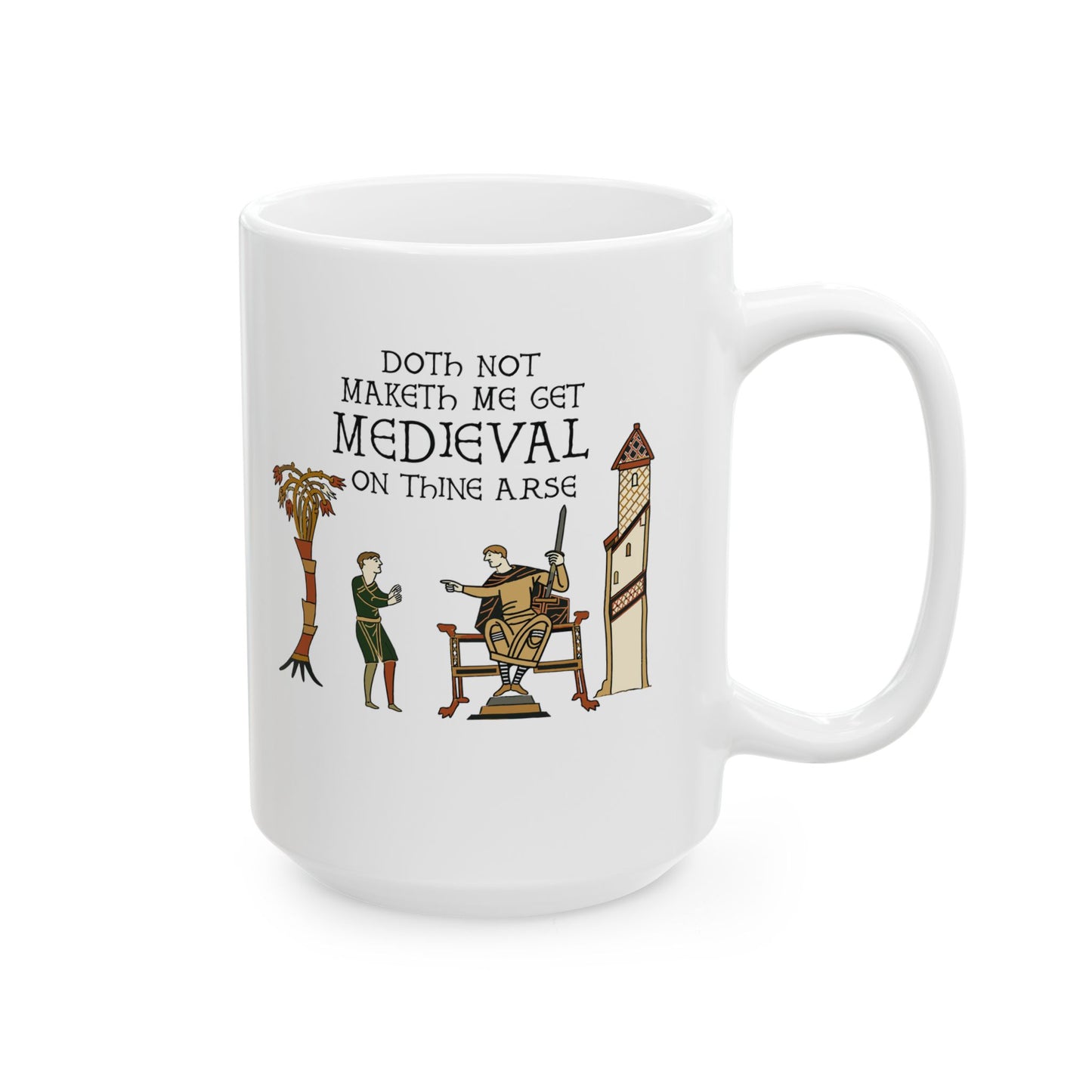 Get Medieval Bayeux Tapestry Meme Ceramic Mug, (11oz, 15oz)