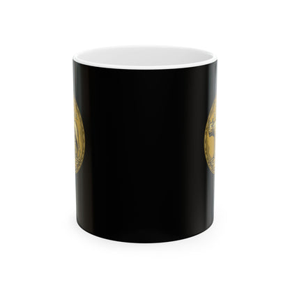 Roma Aeterna She Wolf Coin  Ceramic Mug, (11oz, 15oz)