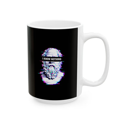 Socrates I Know Nothing  Ceramic Mug, (11oz, 15oz)