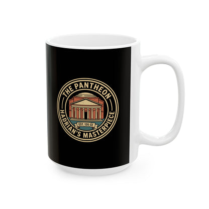 Roman Pantheon Ceramic Mug, (11oz, 15oz)