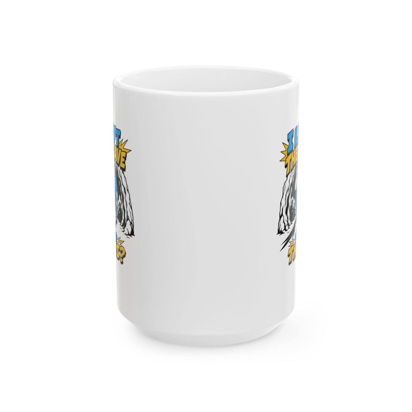 Plato Left the Cave for This Ceramic Mug, (11oz, 15oz)