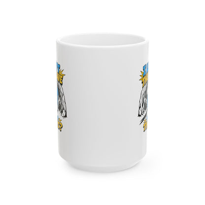 Plato Left the Cave for This Ceramic Mug, (11oz, 15oz)