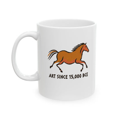 Lascaux Horse Art Since 15000 BCE Ceramic Mug, (11oz, 15oz)