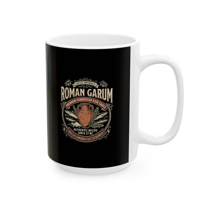 Premium Roman Garum Ceramic Mug, (11oz, 15oz)