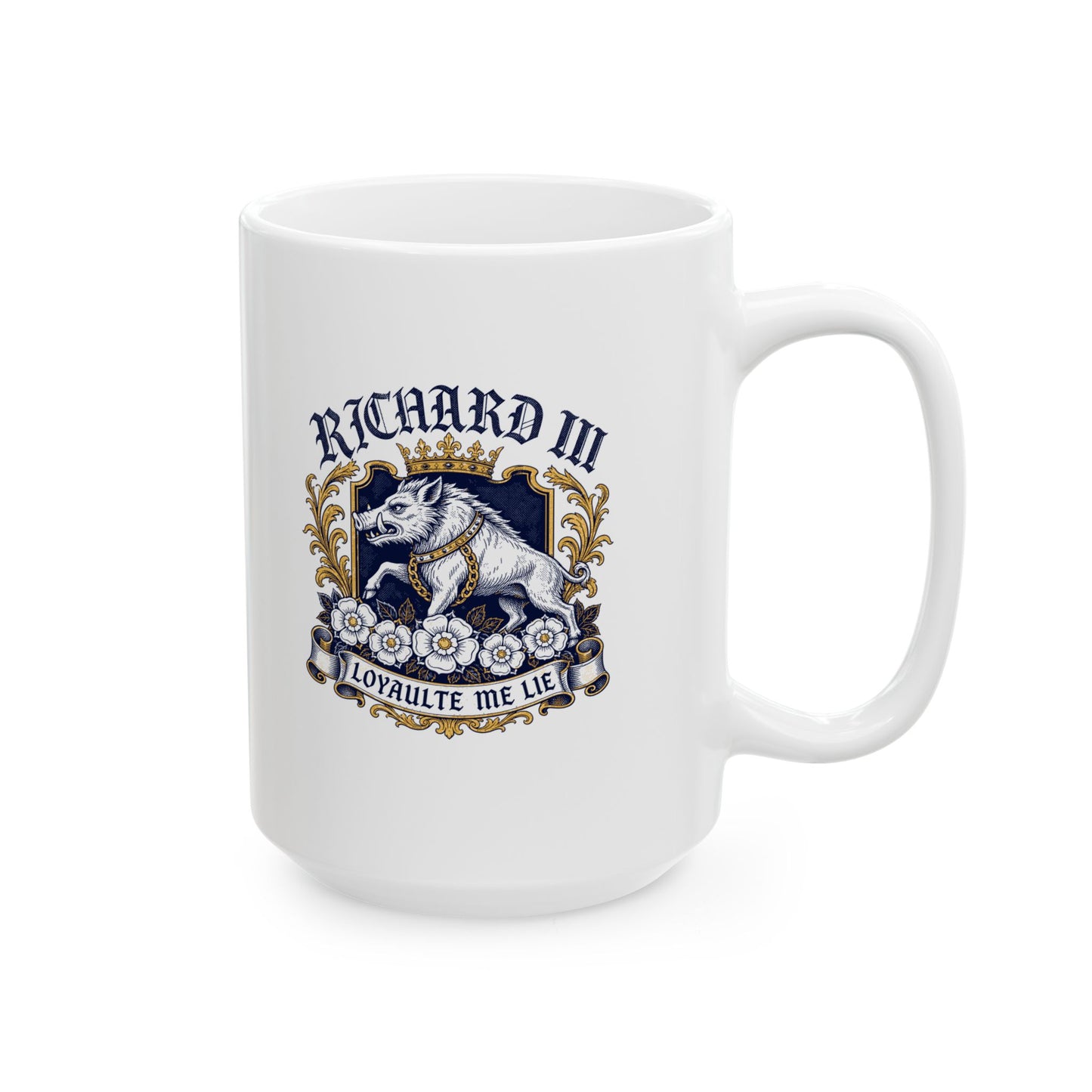 Richard III Boar Insignia Ceramic Mug, (11oz, 15oz)