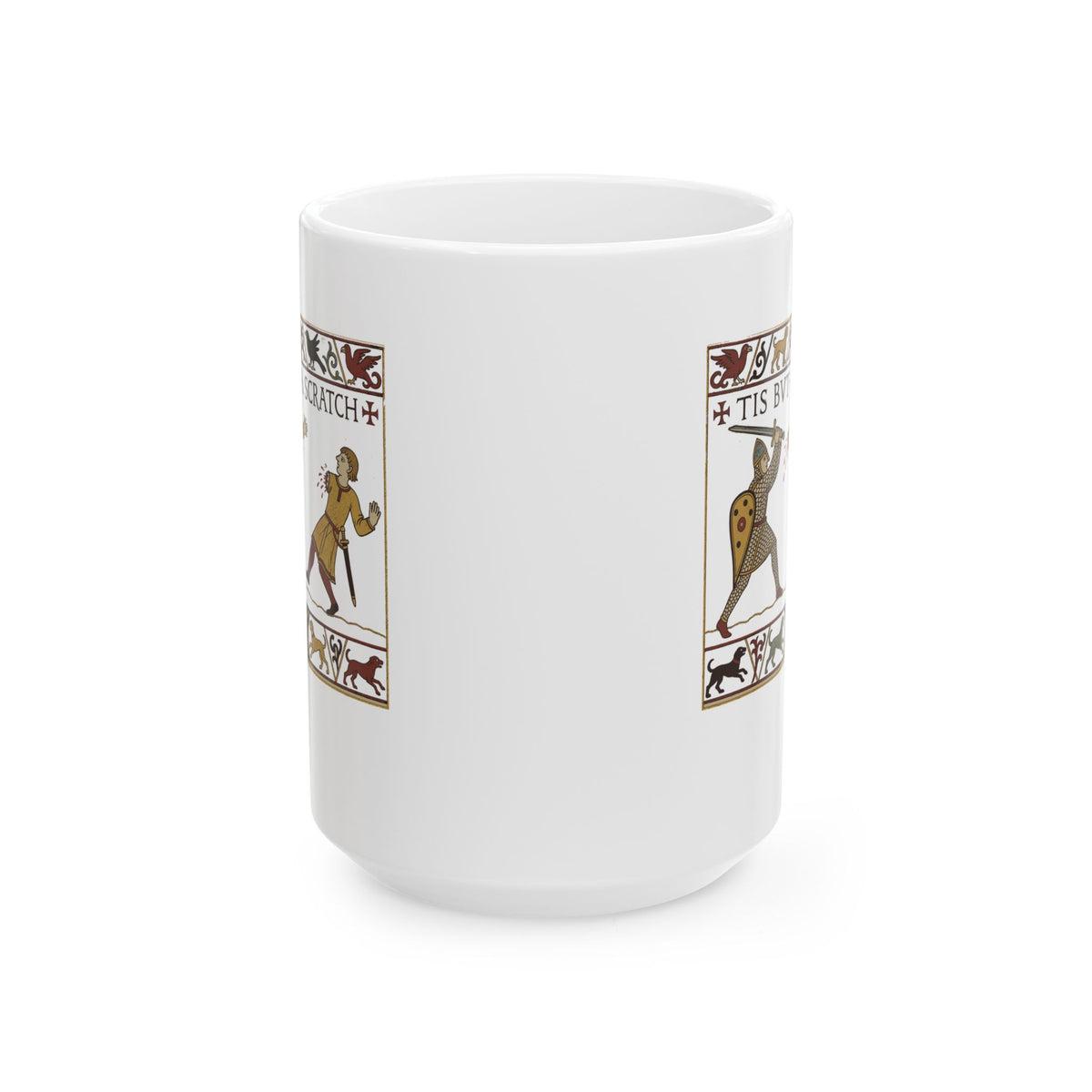 Tis But A Scratch Tapestry Ceramic Mug, (11oz, 15oz)