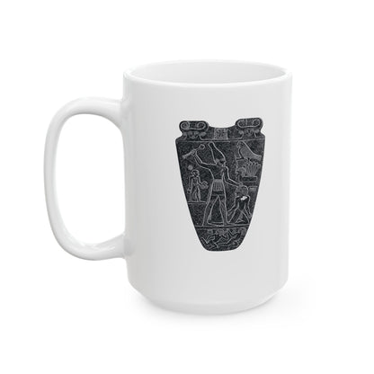 Egyptian Narmer Palette Ceramic Mug, (11oz, 15oz)