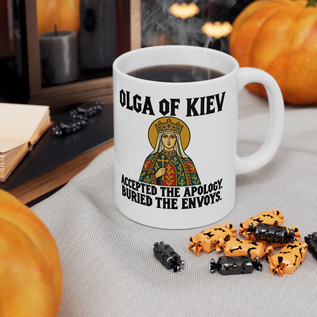 Olga of Kiev Buried the Envoys Ceramic Mug, (11oz, 15oz)