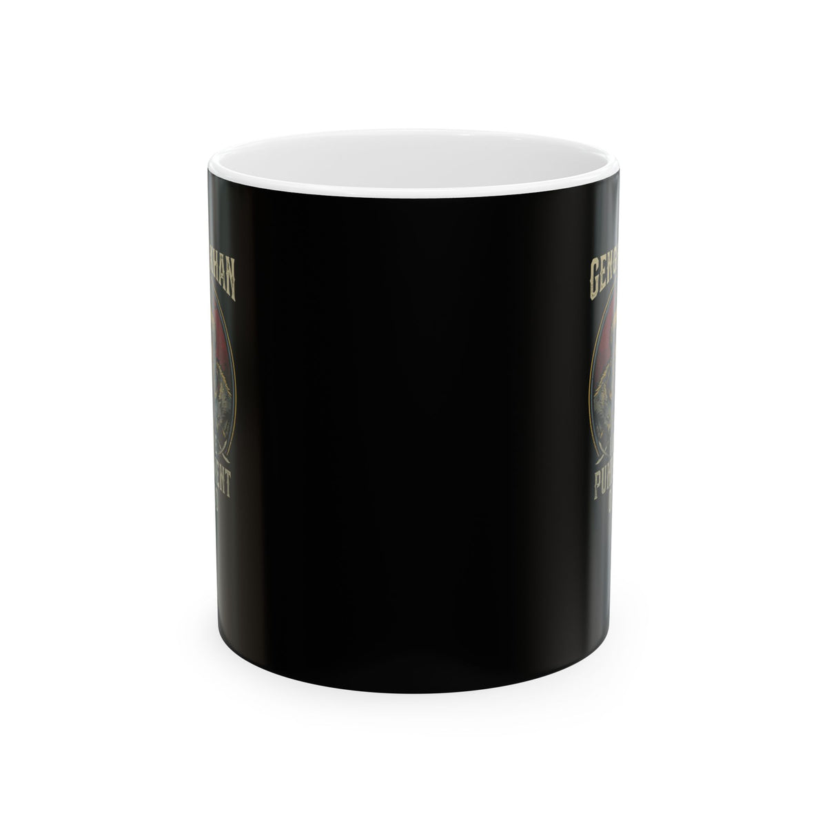 Genghis Khan Punishment from God Ceramic Mug, (11oz, 15oz)