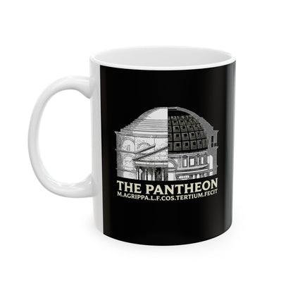 Cross Section Pantheon Ceramic Mug, (11oz, 15oz)