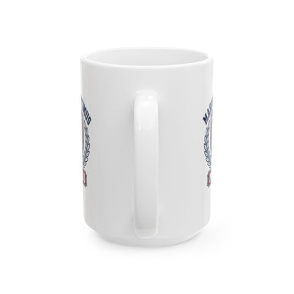 Magister Optimus Mundi Owl Ceramic Mug, (11oz, 15oz)