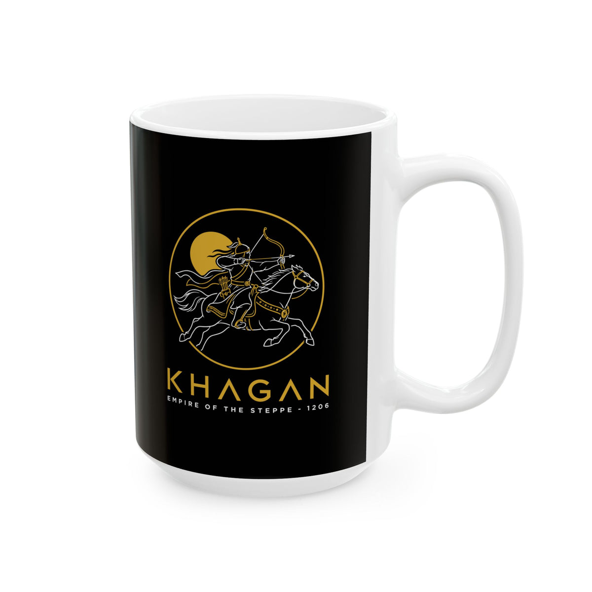 Khagan Empire of the Steppe Ceramic Mug, (11oz, 15oz)