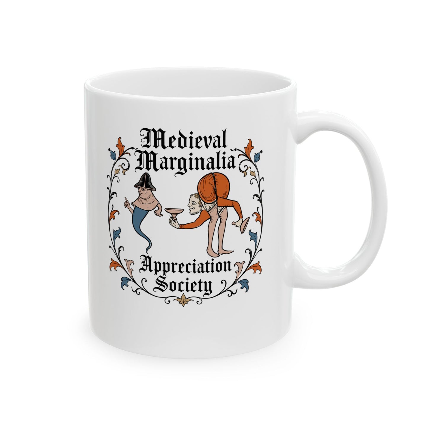 Medieval Marginalia Appreciation Society Men Ceramic Mug, (11oz, 15oz)