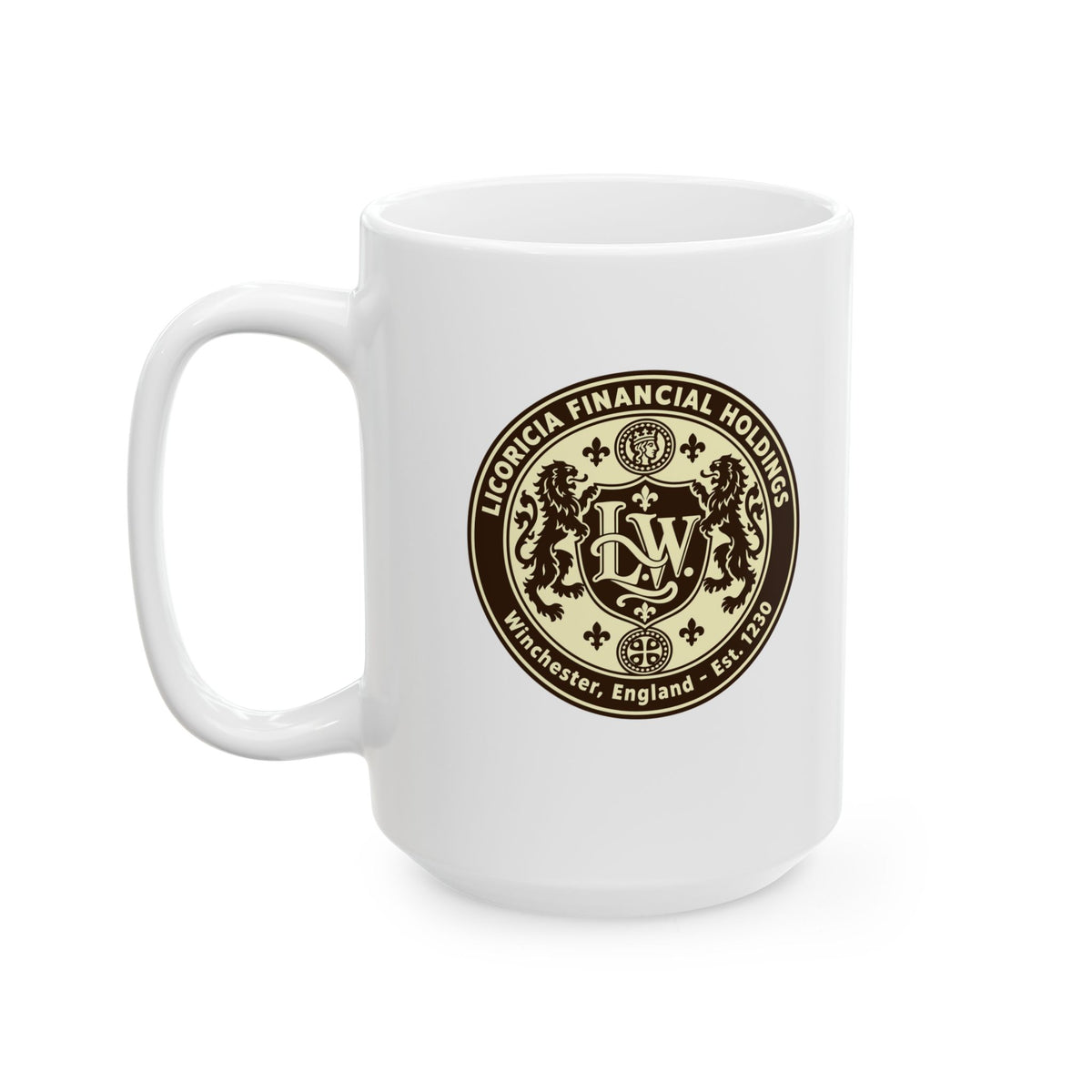 Licoricia Financial Holdings Ceramic Mug, (11oz, 15oz)