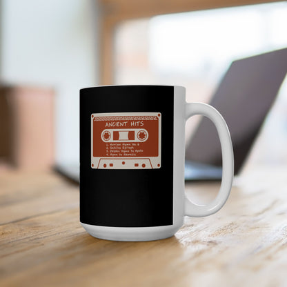 Ancient Hits Cassette Ceramic Mug, (11oz, 15oz)
