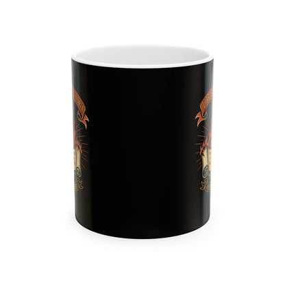 Library of Alexandria Never Forget Ceramic Mug, (11oz, 15oz)