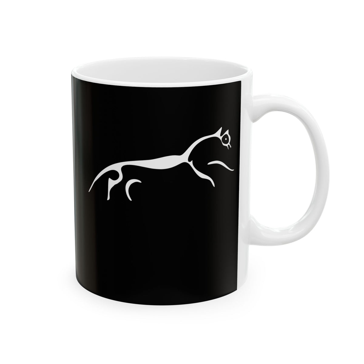 White Horse of Uffington Ceramic Mug, (11oz, 15oz)