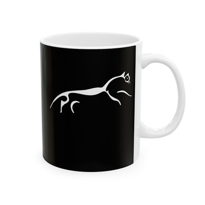 White Horse of Uffington Ceramic Mug, (11oz, 15oz)