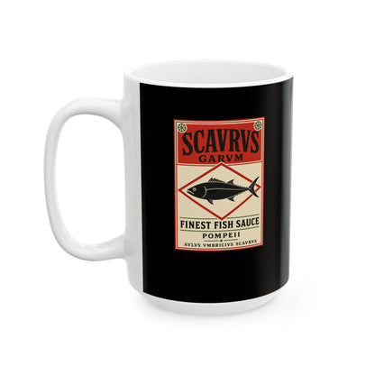 Scaurus Garum Sauce Label Ceramic Mug, (11oz, 15oz)