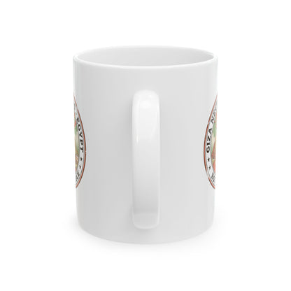 Giza Pyramids Necropolis Ceramic Mug, (11oz, 15oz)