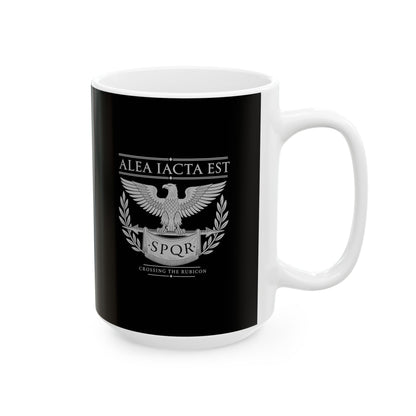 Alea Iacta Est Crossing Rubicon Ceramic Mug, (11oz, 15oz)