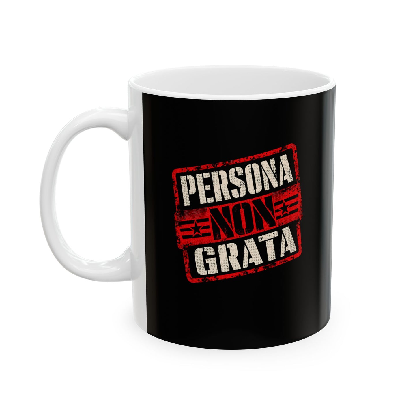 Persona Non Grata Ceramic Mug, (11oz, 15oz)