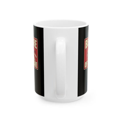 Beware of the Mare Mari Lwyd Ceramic Mug, (11oz, 15oz)