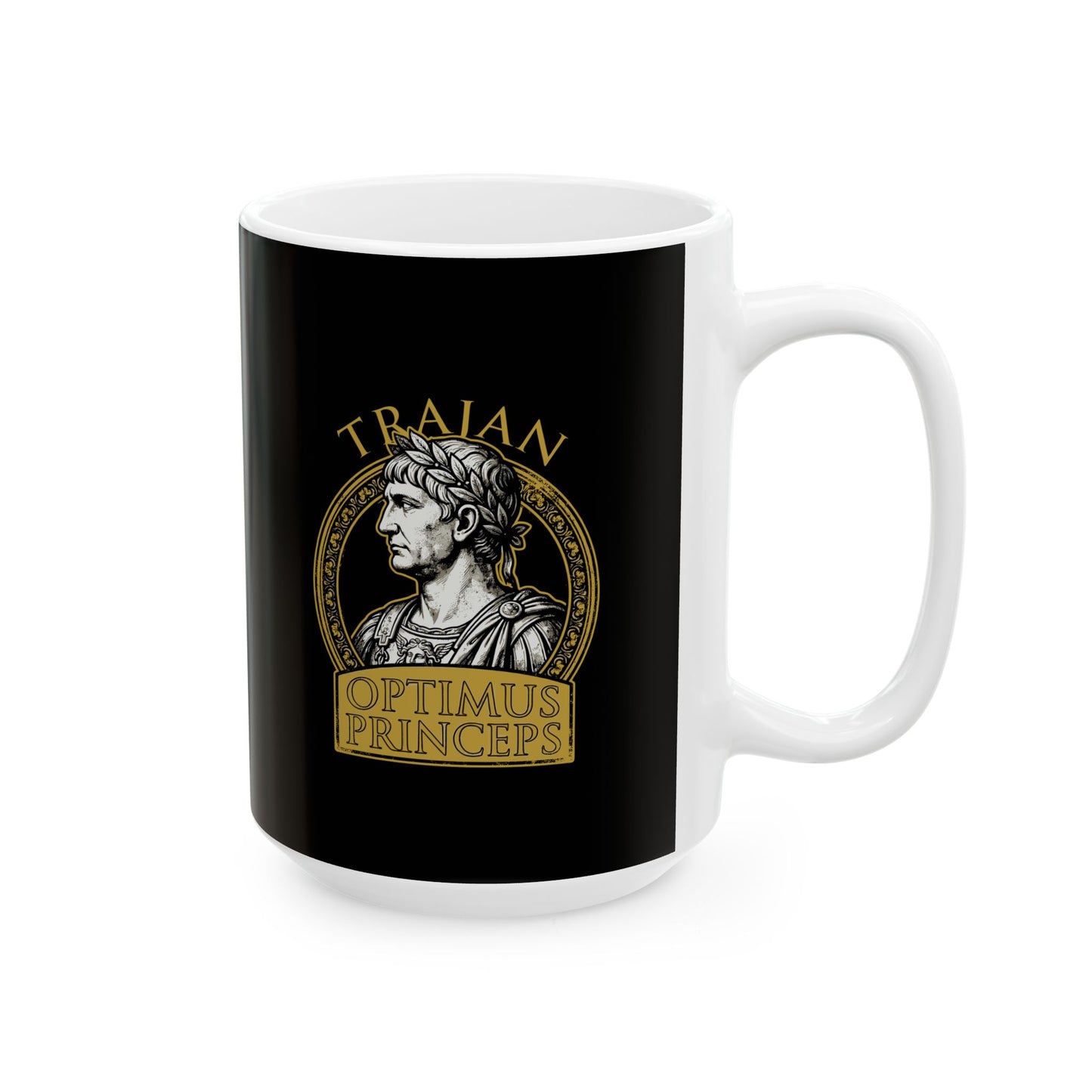 Trajan Optimus Princeps Ceramic Mug, (11oz, 15oz)