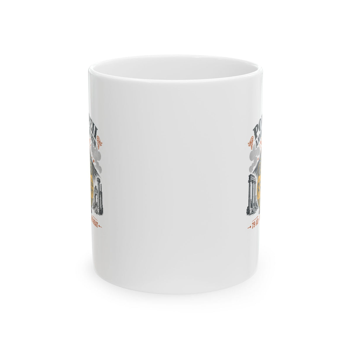 Pompeii Fun Run Beat the Heat Ceramic Mug, (11oz, 15oz)