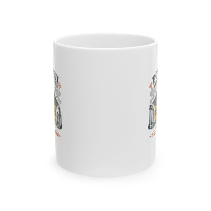 Pompeii Fun Run Beat the Heat Ceramic Mug, (11oz, 15oz)