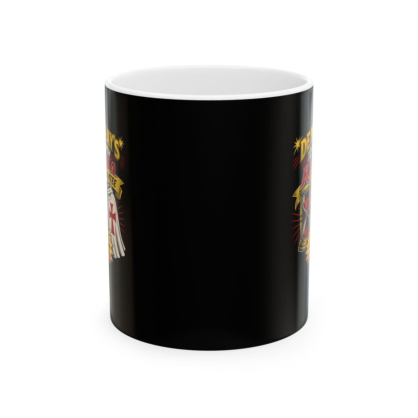 Curse of De Molay Templar Karma Ceramic Mug, (11oz, 15oz)