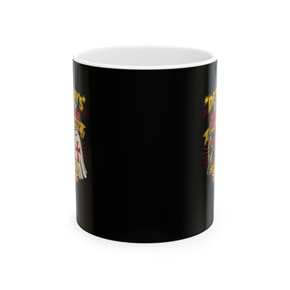 Curse of De Molay Templar Karma Ceramic Mug, (11oz, 15oz)