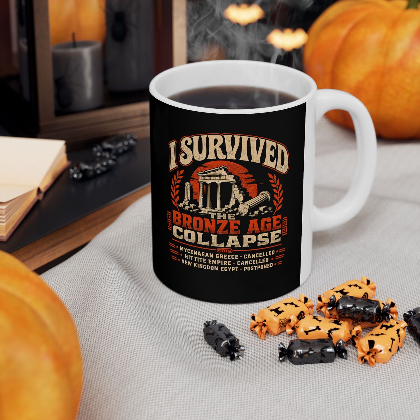I Survived the Bronze Age Collapse Tour Ceramic Mug, (11oz, 15oz)