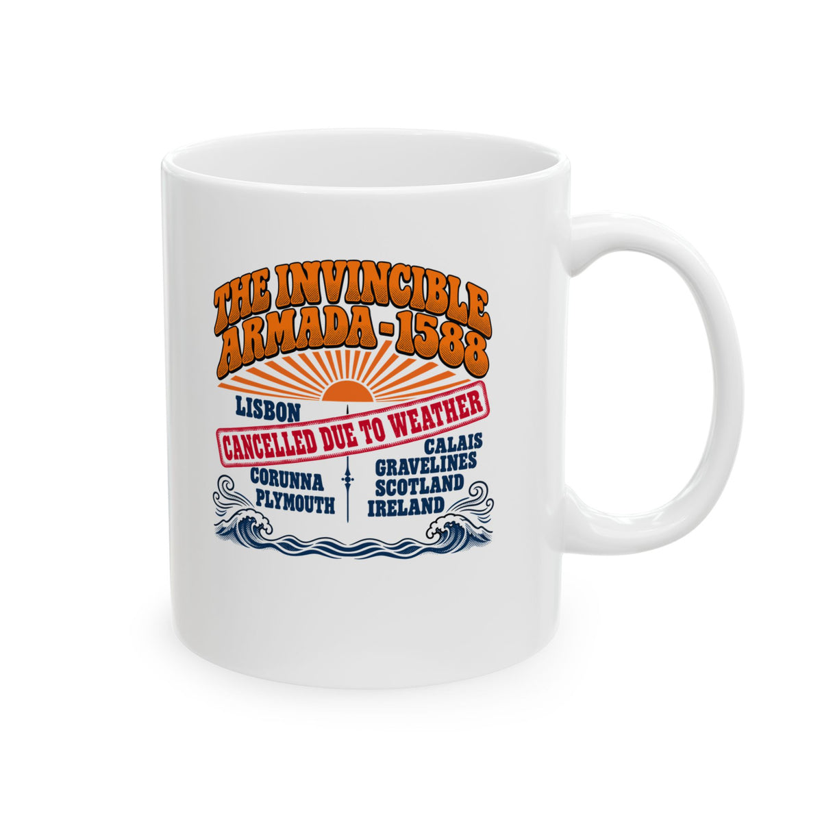 Invincible Armada Tour Dates Ceramic Mug, (11oz, 15oz)