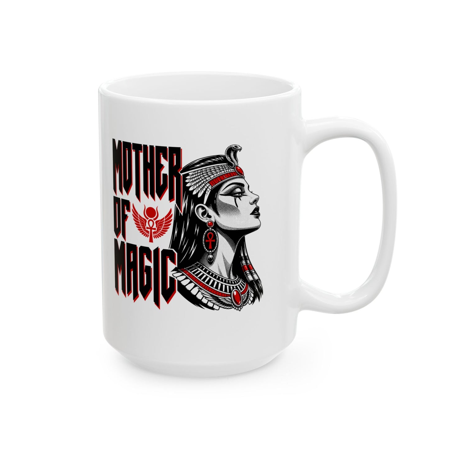 Mother of Magic Isis Ceramic Mug, (11oz, 15oz)