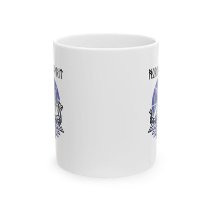 Norid Spirit Viking Longbow Modernist Ceramic Mug, (11oz, 15oz)