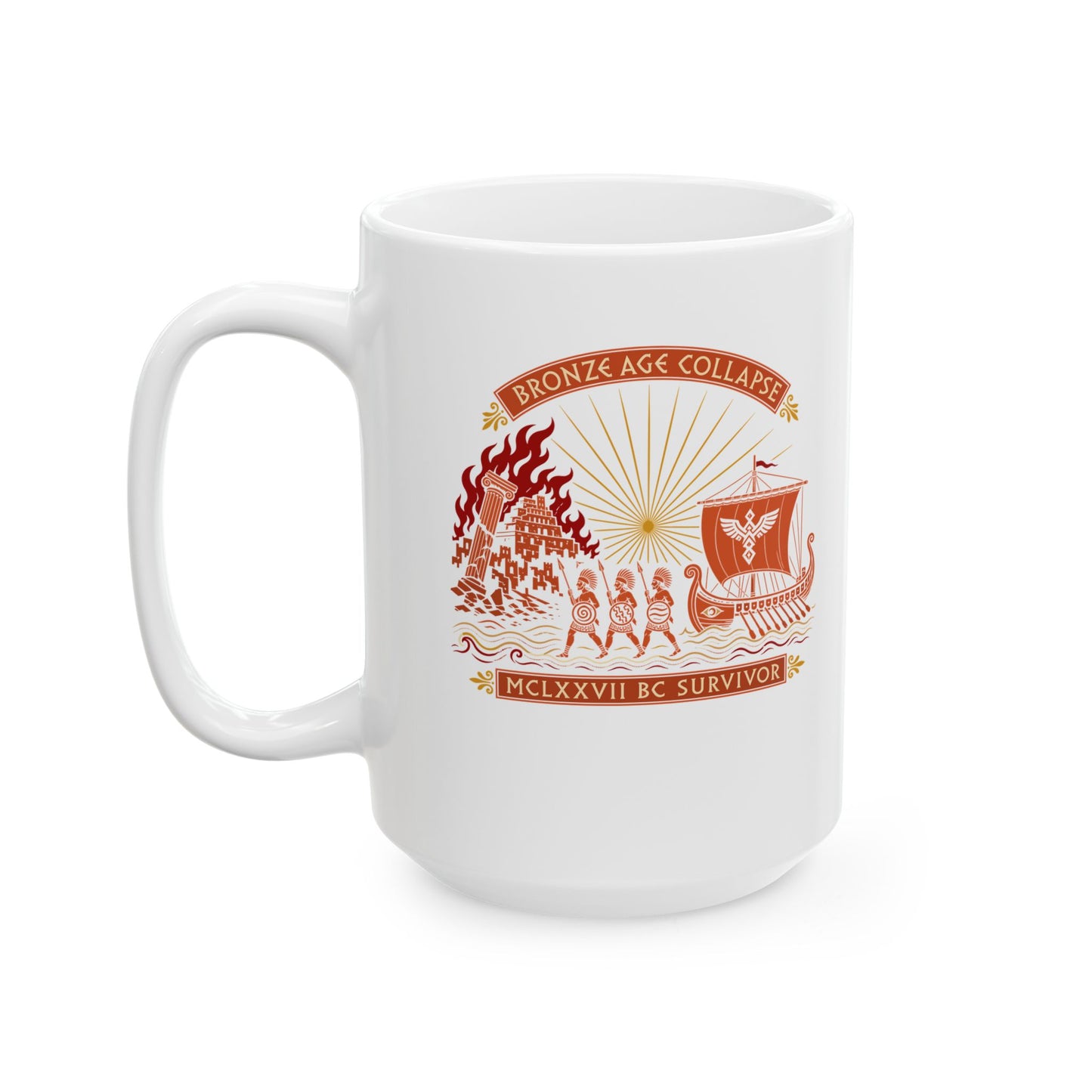 Bronze Age Collapse Survivor Ceramic Mug, (11oz, 15oz)
