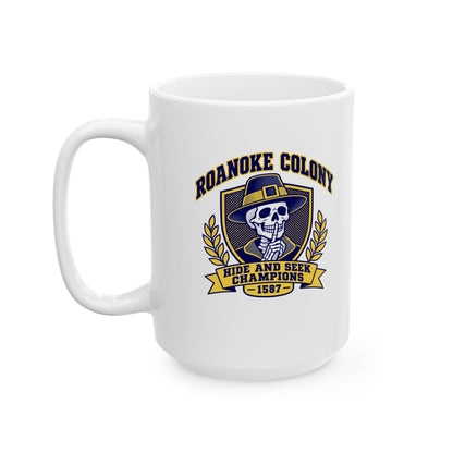 Roanoke Hide and Seek Champions Ceramic Mug, (11oz, 15oz)