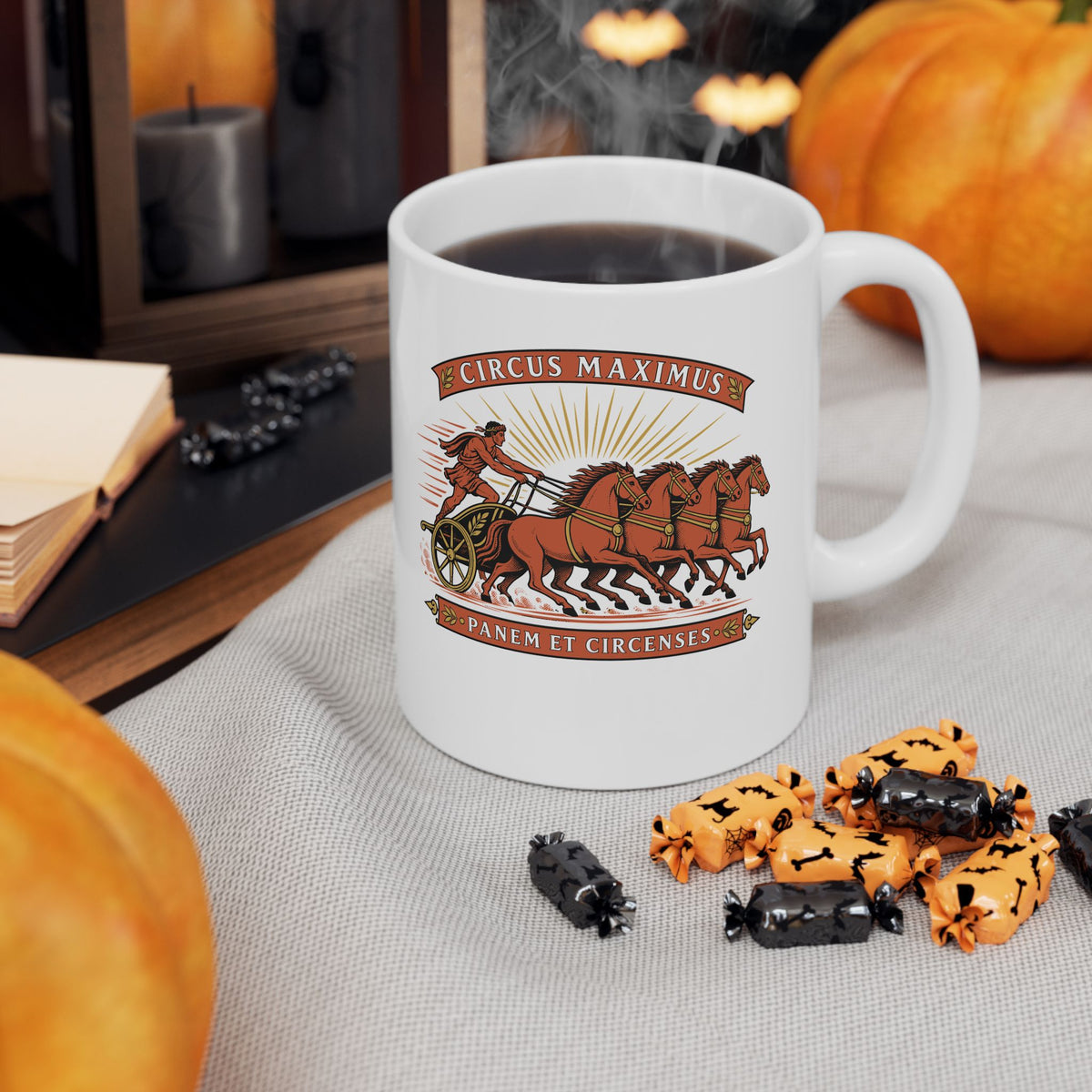 Circus Maximus Panem et Circenses Ceramic Mug, (11oz, 15oz)